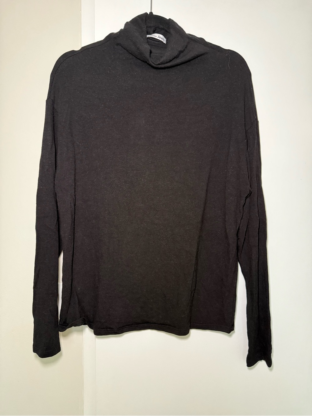 Reformation Black Women's Lightweight Turtleneck Sweater